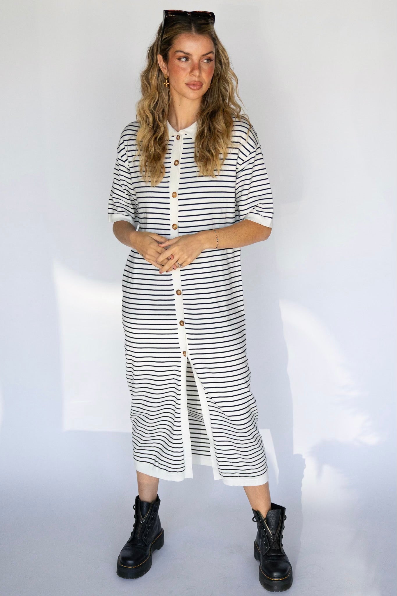 The Ivory Collard Dress