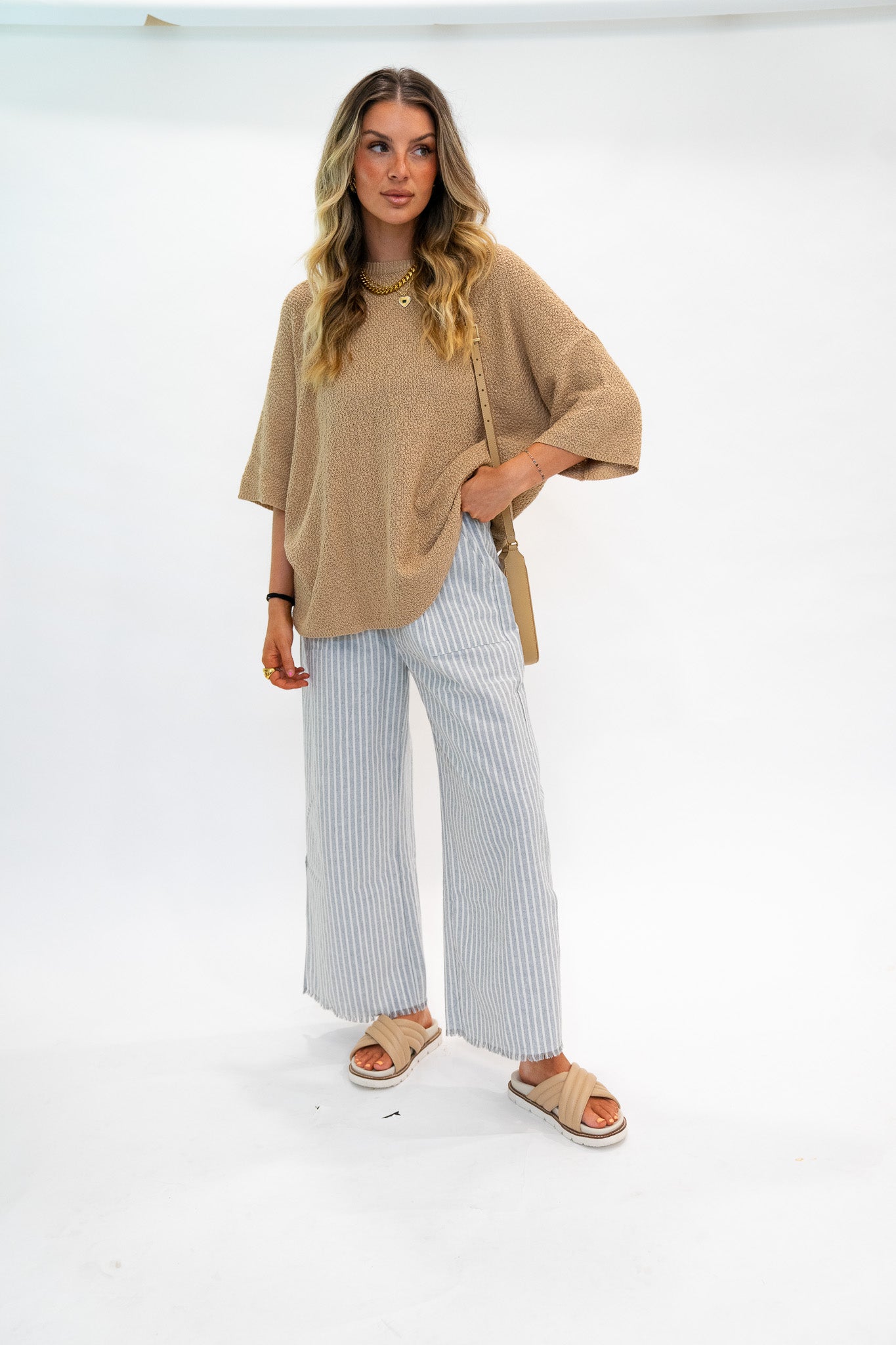 Striped Linen Pants