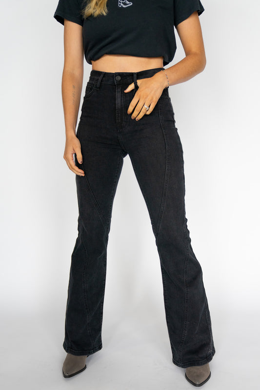 Seamed Happi Flare Jeans