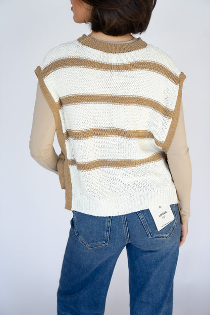 Knitted Creamy Mocha Sweater