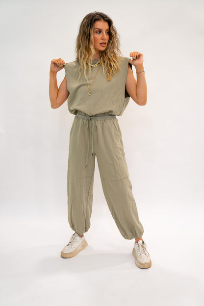 French Terry Jumpsuit (Multiple Colors)