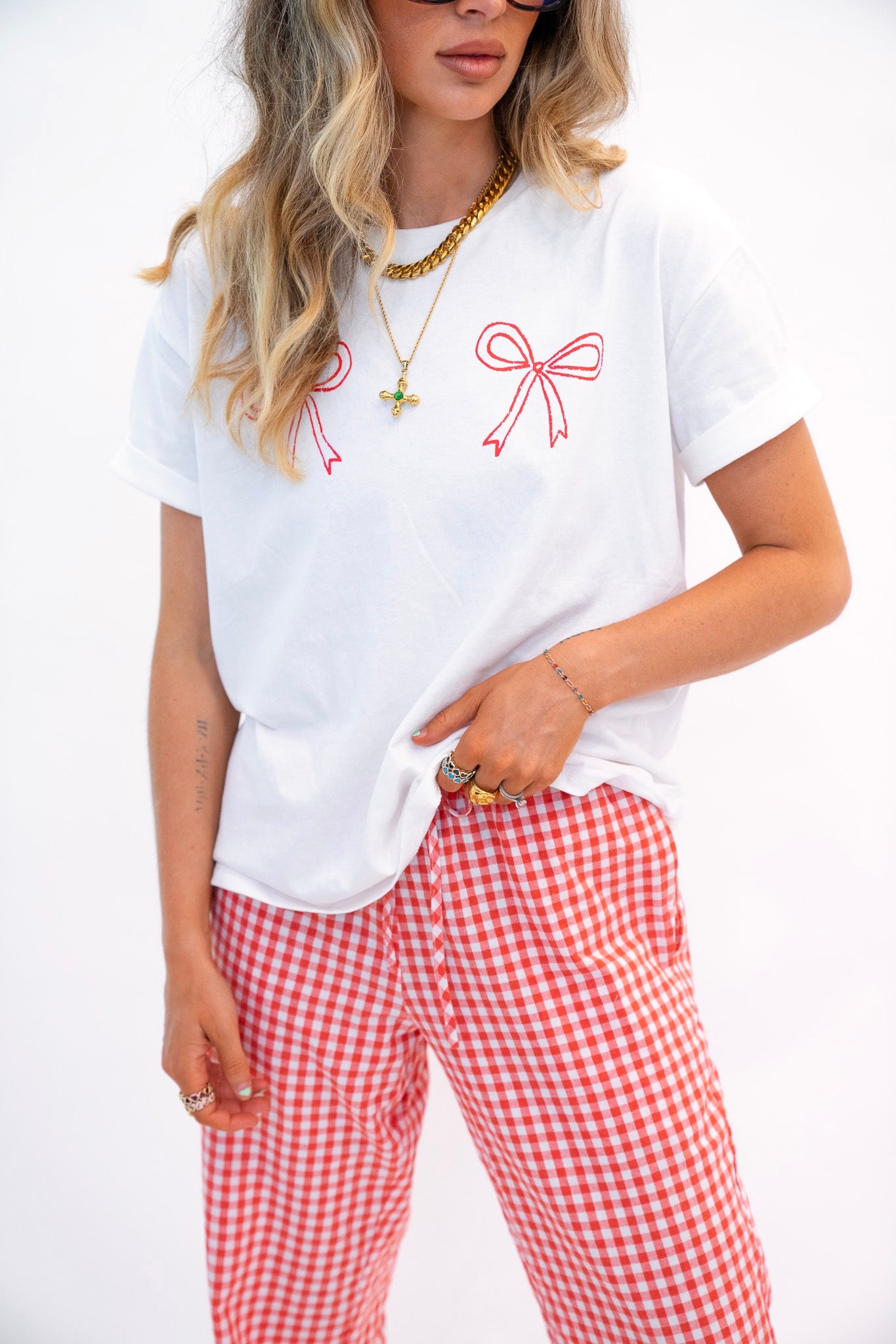 Red Ribbon T-shirt