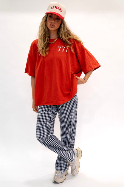 Angel Numbers Oversized Tee