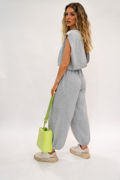 French Terry Jumpsuit (Multiple Colors)