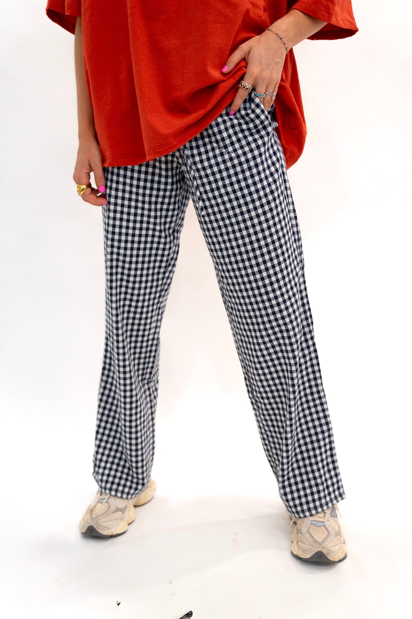 Gingham Checkered Pants (Multiple Colors)