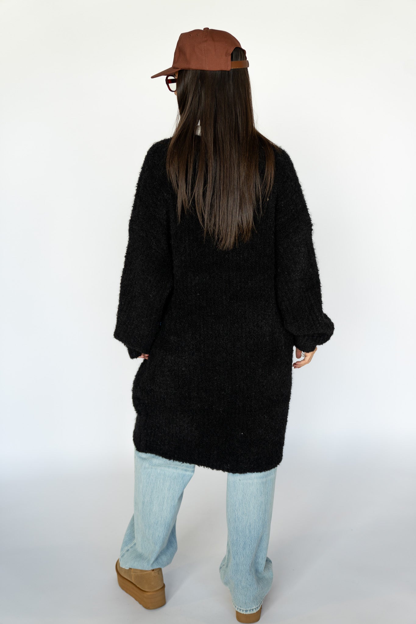 Long Black Cardi