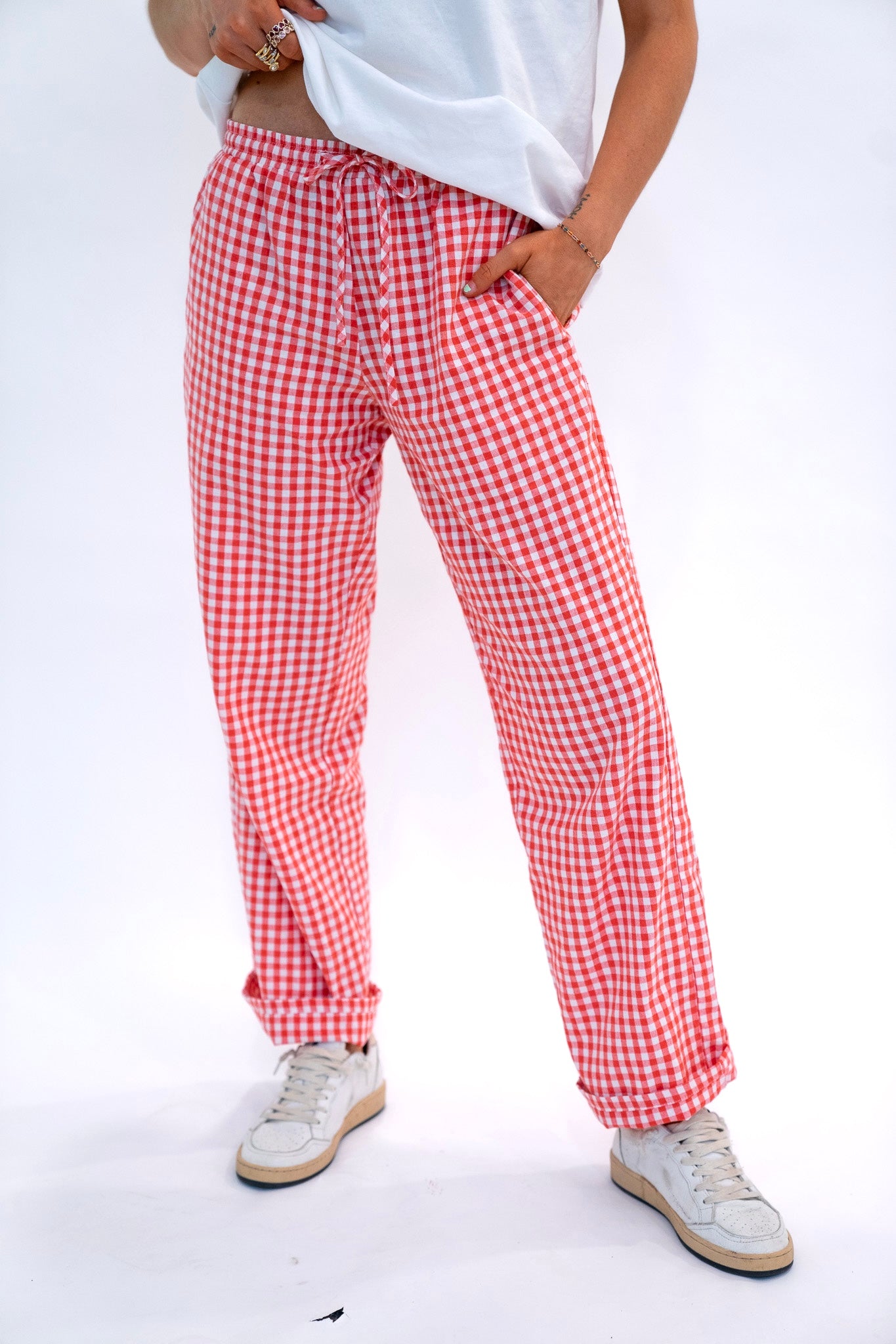 Gingham Checkered Pants (Multiple Colors)