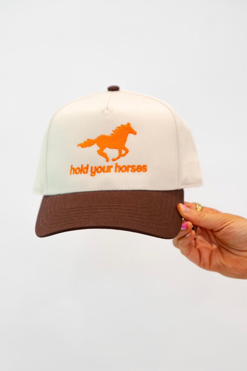 Hold Your Horses Dad Hat