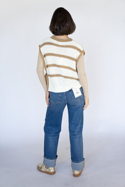 Knitted Creamy Mocha Sweater