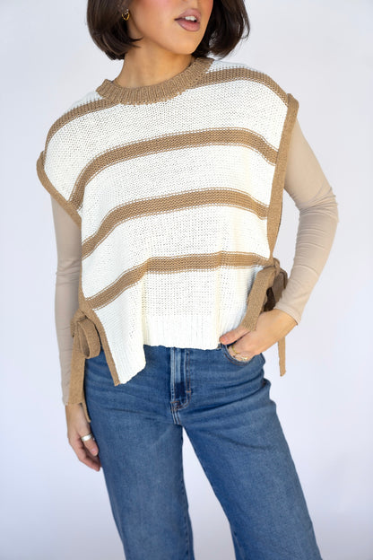 Knitted Creamy Mocha Sweater