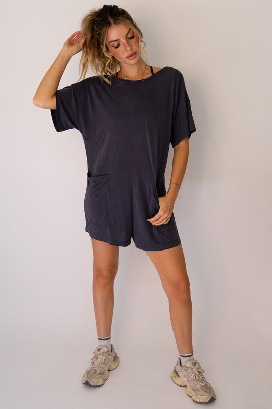 Crewneck Jersey Romper