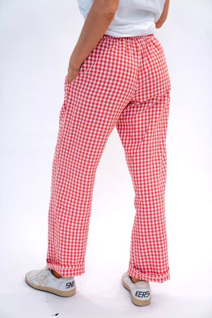 Gingham Checkered Pants (Multiple Colors)