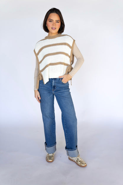 Knitted Creamy Mocha Sweater