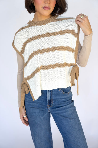 Knitted Creamy Mocha Sweater