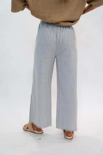 Striped Linen Pants