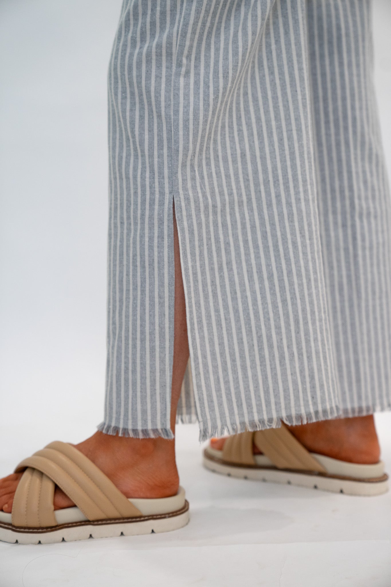 Striped Linen Pants