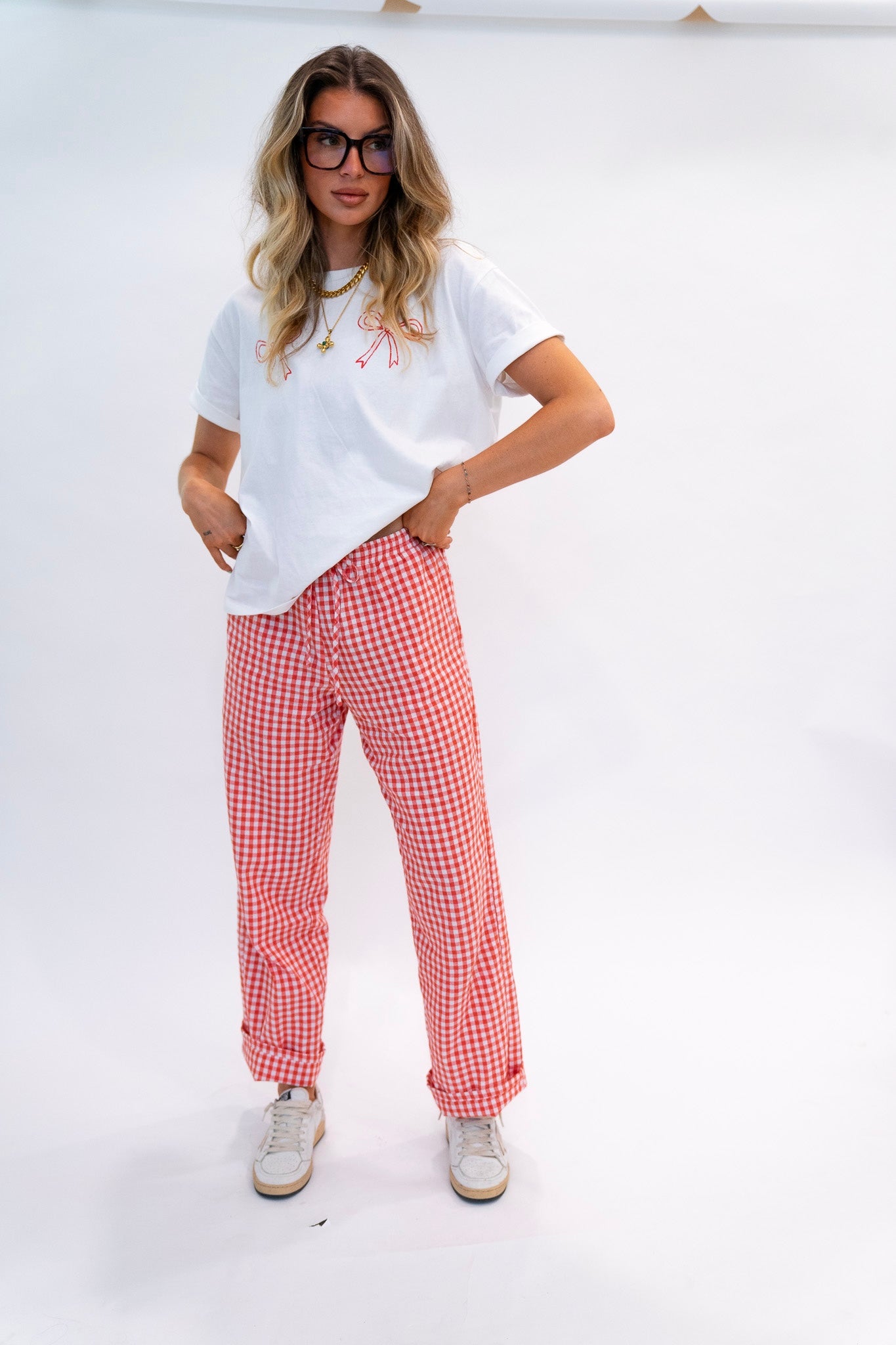 Gingham Checkered Pants (Multiple Colors)