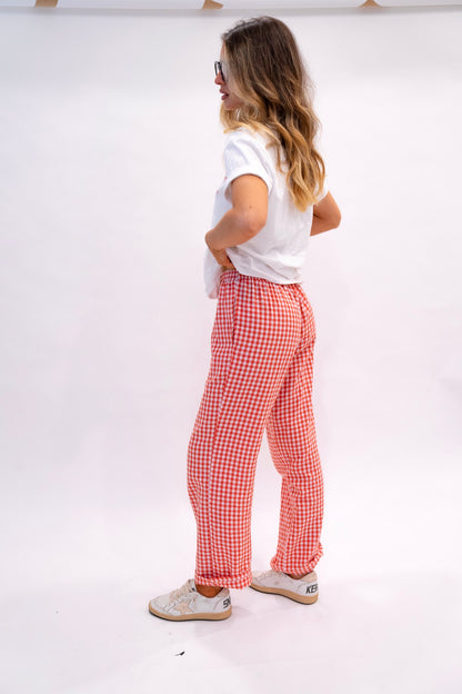 Gingham Checkered Pants (Multiple Colors)