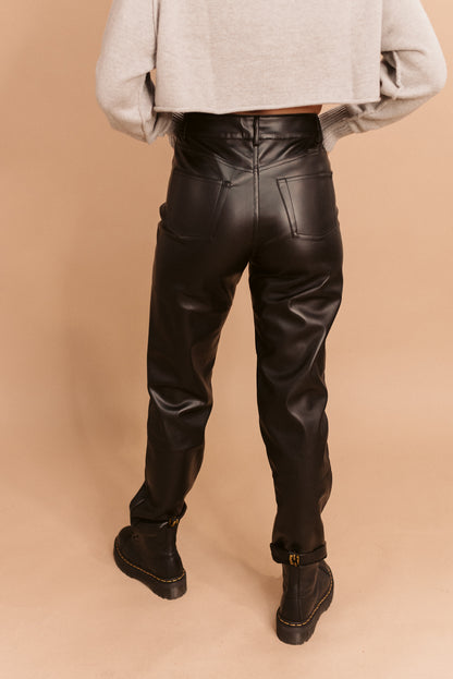 Vegan Leather Pants